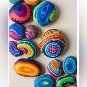 Date Night Rock Painting Kit with Paints & Brushes